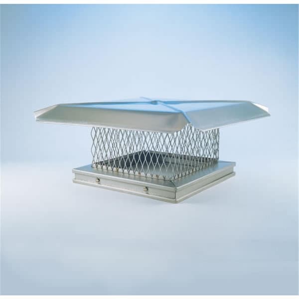 Perfectpillows Homesaver 12 Inch x 12 Inch Homesaver Stainless Steel Single-flue Chiminey Cap 304-alloy PE2211558 - main
